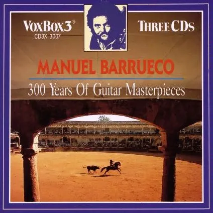 Manuel Barrueco: 300 years of guitar masterpieces — album cover