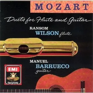 Mozart: Duets for flute and guitar — album cover