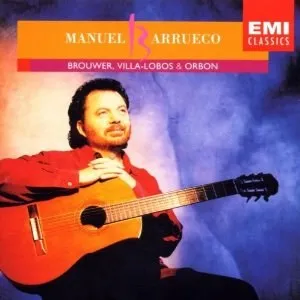 Manuel Barrueco plays Brouwer, Villa-Lobos, Orbón — album cover
