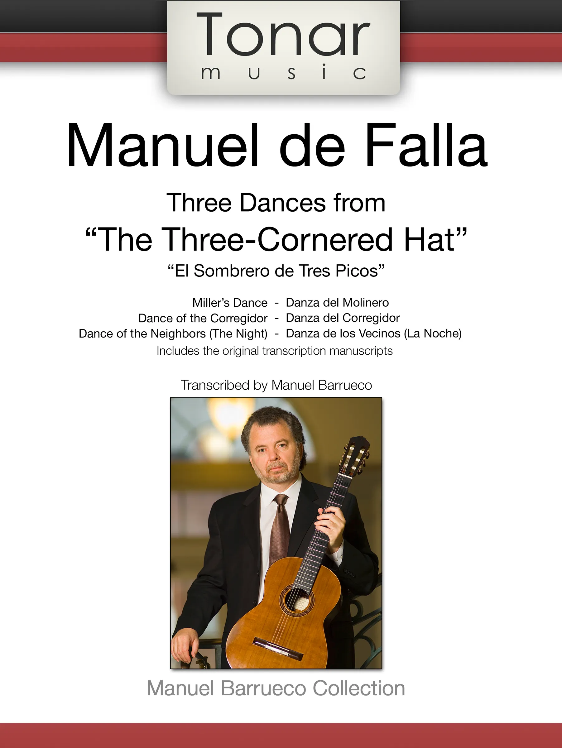 Three Dances from the Three-Cornered Hat by Falla — cover