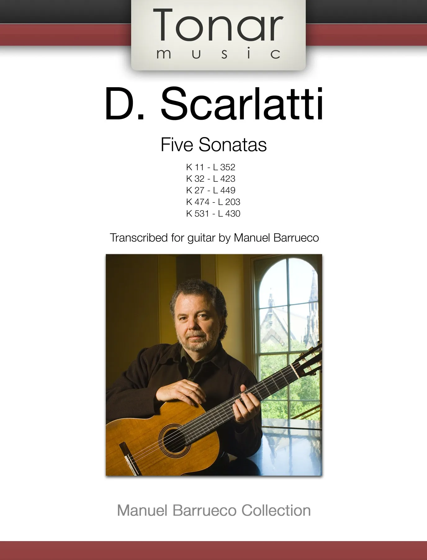 Five Scarlatti Sonatas — cover